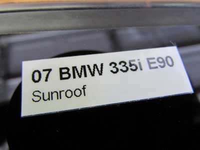 BMW Sunroof Glass Sekurit 54107157447 E90 323i 325i 328i 330i 335i M33